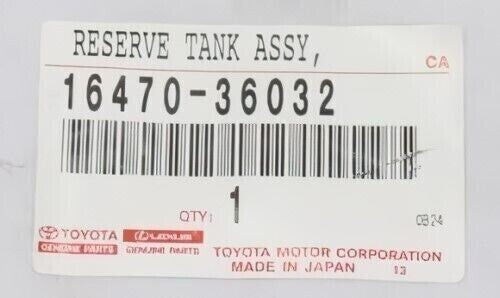 16470-36032 Genuine Toyota AWS21# CROWN Lexus GS IS RC Reserve Tank ASSY OEM