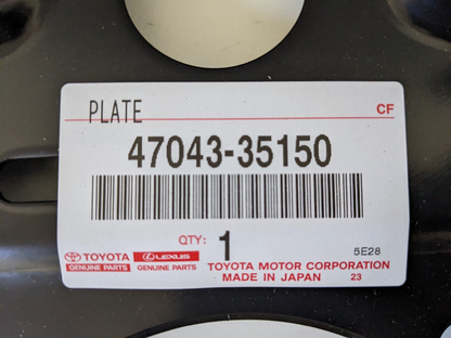 Toyota Genuine T100 Pickup Brake Backing Plate Rear RH & LH SET OEM