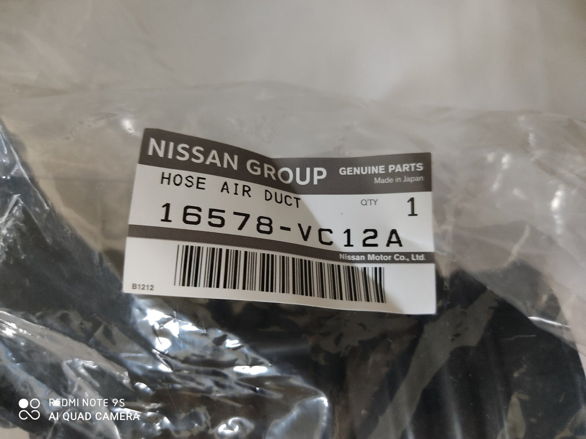16578-VC12A Genuine Nissan PATROL Y61 GU Hose Air Duct