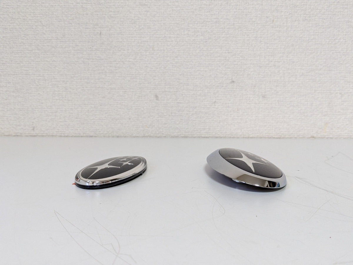SUBARU Genuine OEM IMPREZA WRX STI GD# 03-05 Subaru Oval Front & Rear Emblem Set