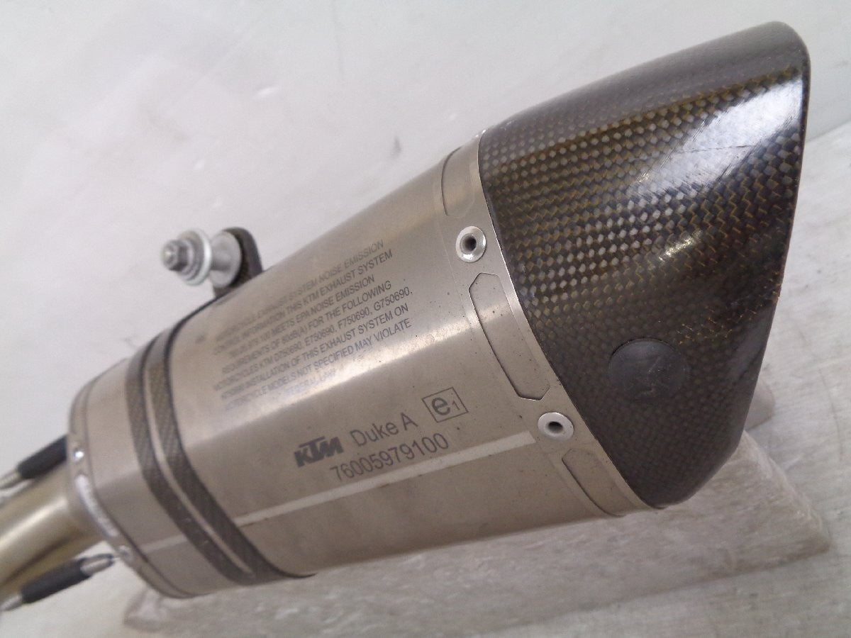 Akrapovic Titanium Slip-On Exhaust Muffler for KTM 690 Duke 2013-2017