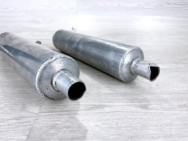 SRS Sugaya Expansion Chamber Silencer Exhaust for Suzuki RG500 Gamma 1985-1989