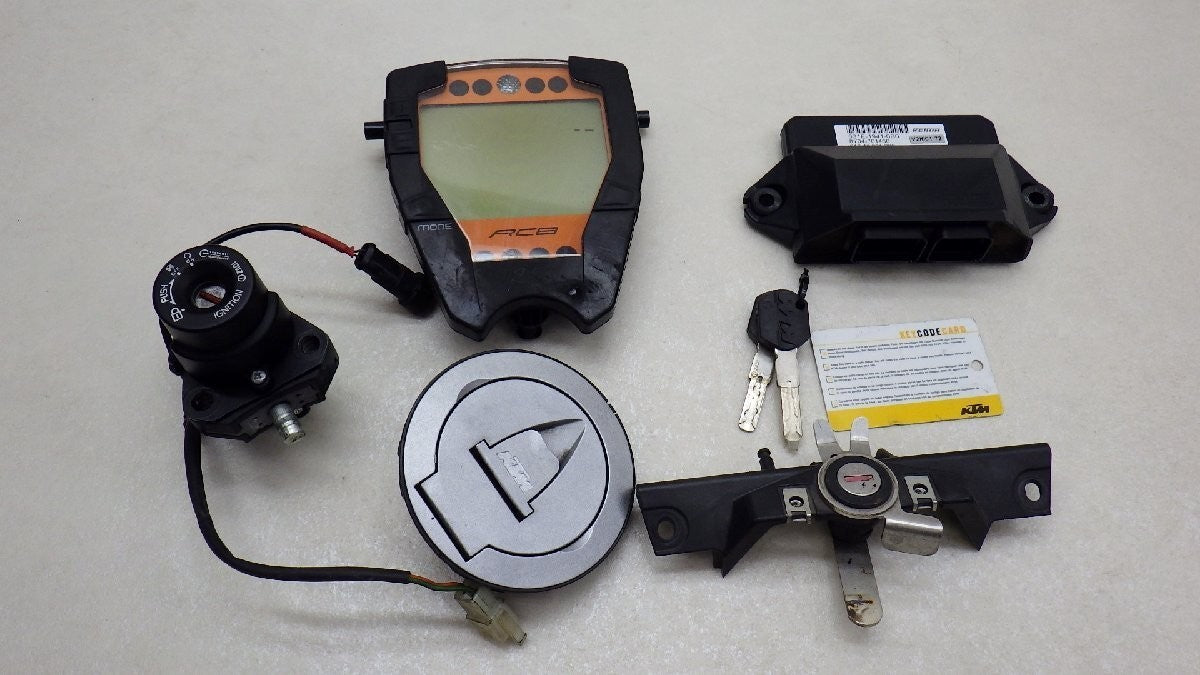 KTM 1190 RC8 2008-2011 Instrument Cluster ECU Main Ignition Switch Genuine OEM