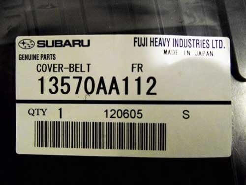 Subaru OEM NEW Impreza Legacy Center Outer Timing Cover Forester 13570AA112