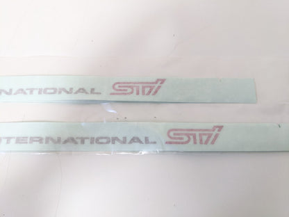 93063FE000 SUBARU IMPREZA WRX STI GC8 Genuine Front Door Decal Right & Left Set
