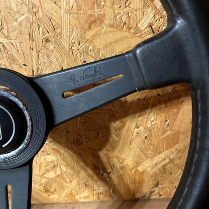 NARDI Steering Wheel Leather Black 36cm