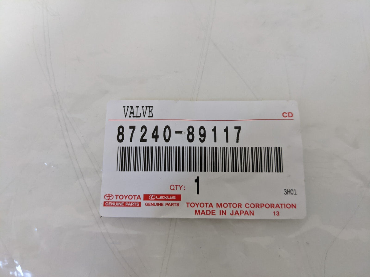 87240-89117 Toyota  OEM 85-88 4Runner Pickup HVAC Heater Control Valve Assy