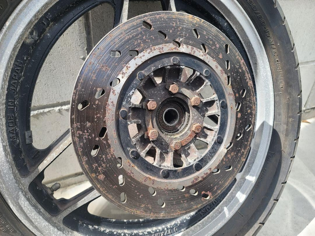 Genuine Suzuki GSX750S Katana Rear Wheel 17 x 2.50