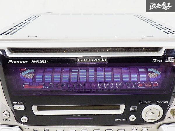 Pioneer Carrozzeria FH-P3006ZY 2DIN CD MD Head Unit Car Stereo