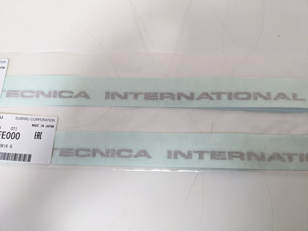 93063FE000 SUBARU IMPREZA WRX STI GC8 Genuine Front Door Decal Right & Left Set