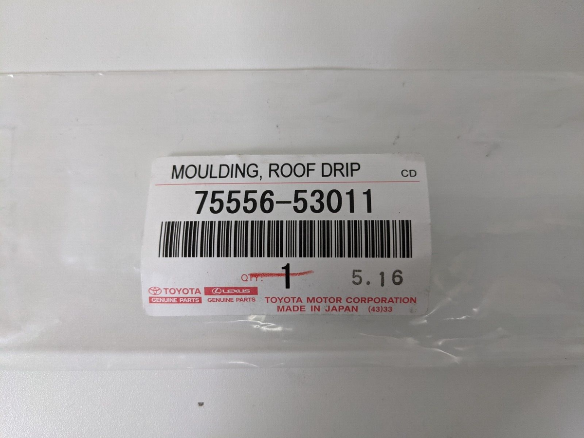 Genuine Toyota Altezza Lexus IS300 Roof Drip Molding Left Right Pairs OEM