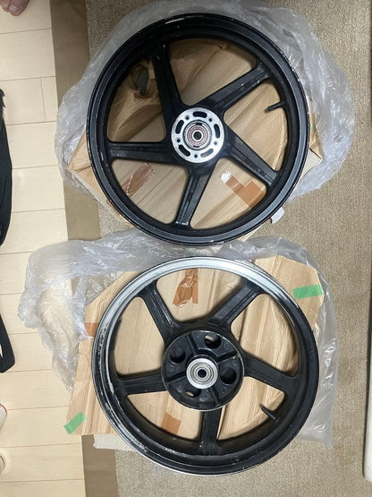Kawasaki Zephyr 400 Front & Rear Wheel Set Genuine OEM