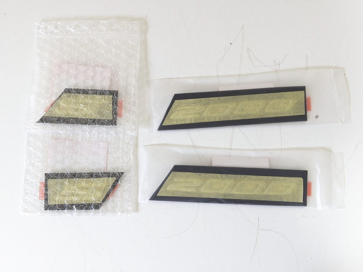 HONDA Genuine S2000 AP1 AP2 Fender Side Chrome Emblem Badge Right & Left Set