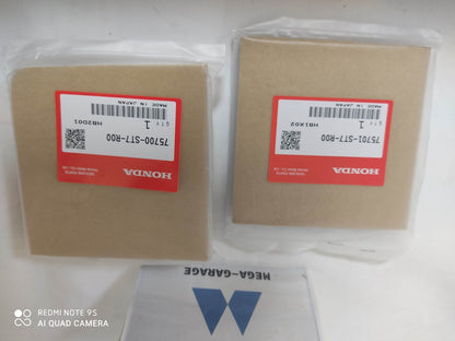 HONDA ACURA GENUINE OEM 97-01 INTEGRA DC2 TYPE-R FRONT & REAR RED 'A' EMBLEM SET