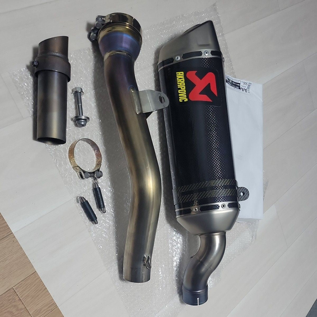 Akrapovic Slip-On Muffler Exhaust for Kawasaki Ninja ZX-10R 2021-2025