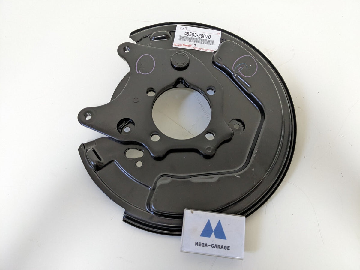 46503-20070 Corolla Celica Matrix OEM Parking Brake Plate Subassembly RH Toyota