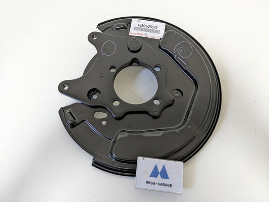 46503-20070 Corolla Celica Matrix OEM Parking Brake Plate Subassembly RH Toyota