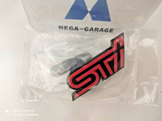 93013SA100 Subaru Genuine Forester STI SG9 Front Grille "STI" Emblem Badge