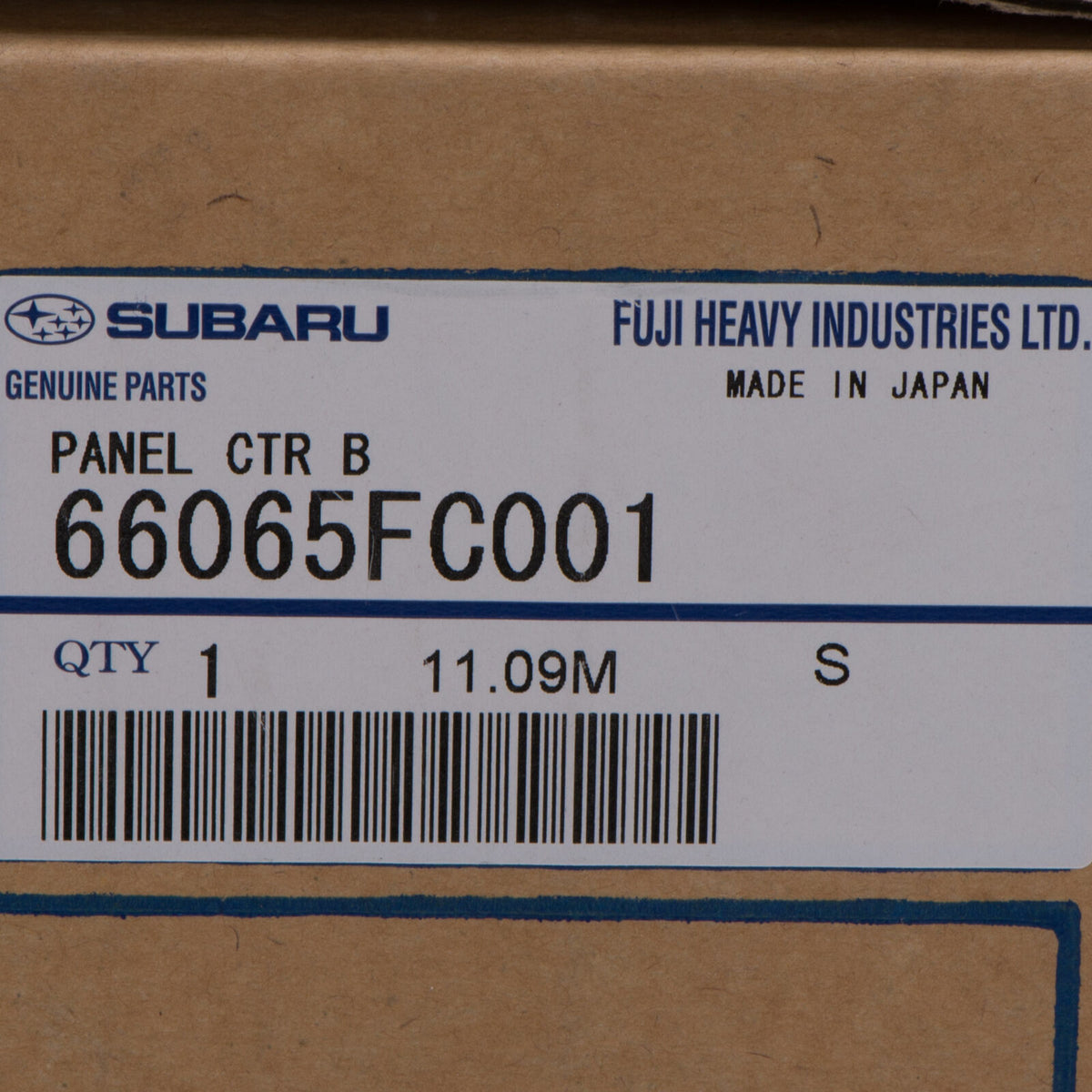 66065FC001 SUBARU IMPREZA WRX GC8 FORESTER SF5 Genuine Radio Instrument