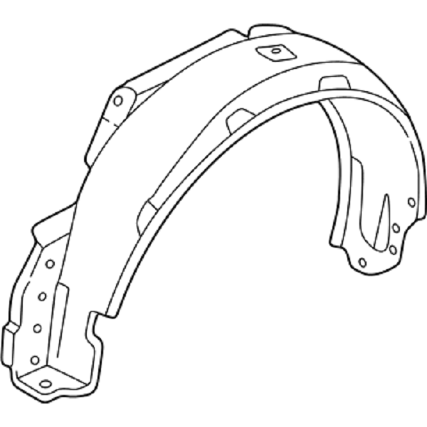 74101-SL0-020 HONDA ACURA GENUINE OEM NSX Right Side Front Fender Inner Panel