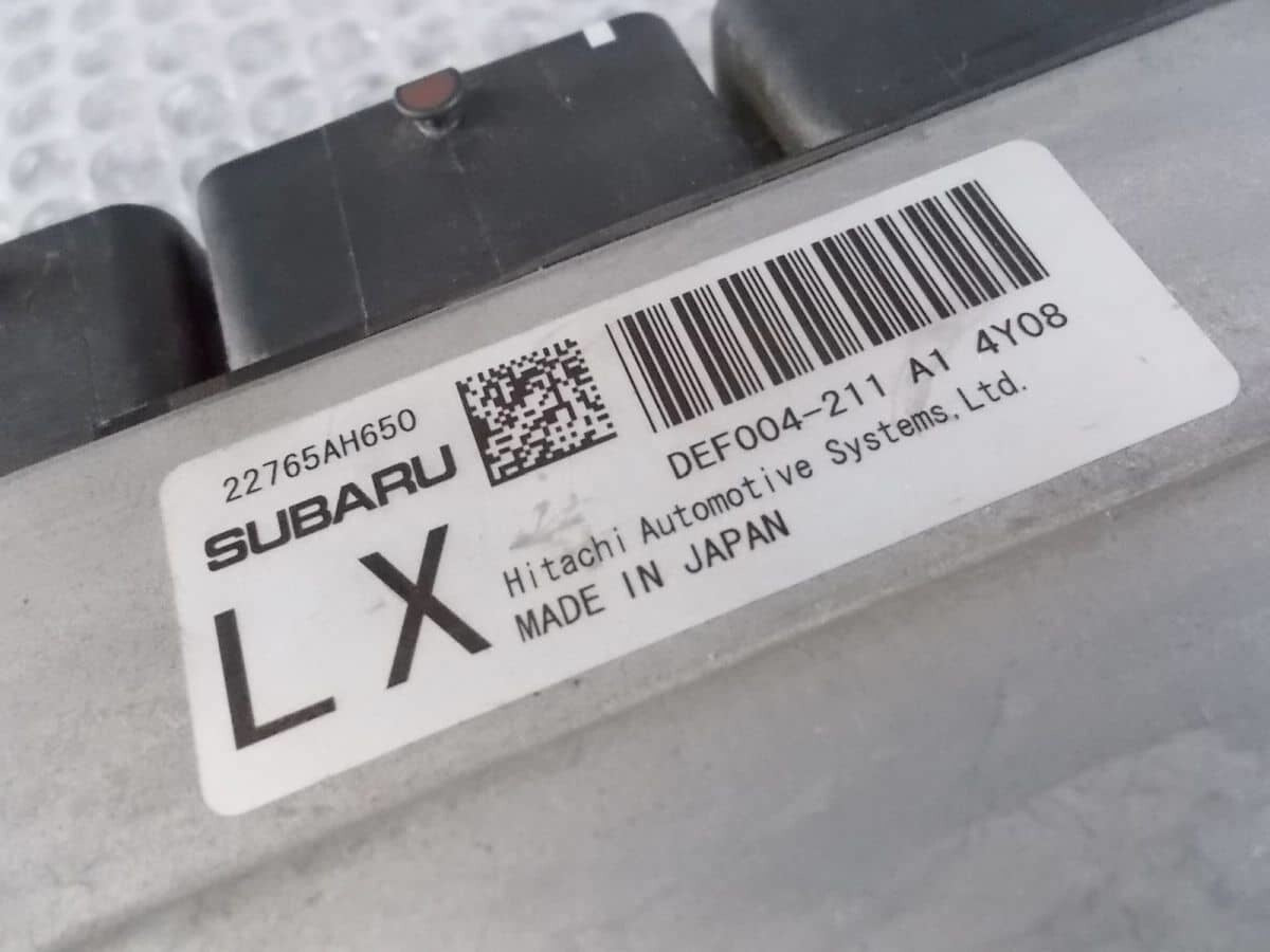 Subaru VAG WRX S4 Genuine Normal Engine Computer ECU CPU 22765AH650