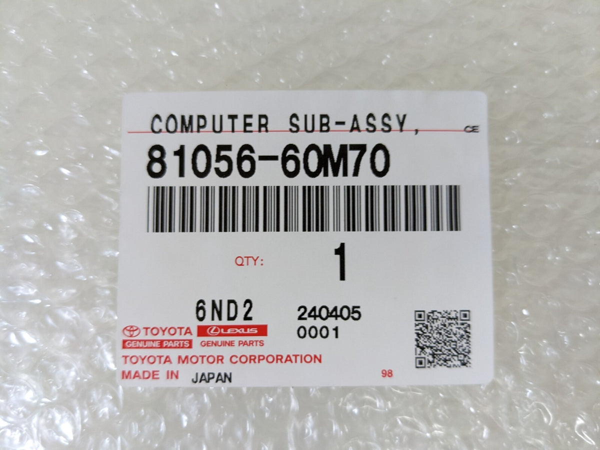 81056-60M70 TOYOTA Genuine LAND CRUISER PRADO Computer Sub Assy