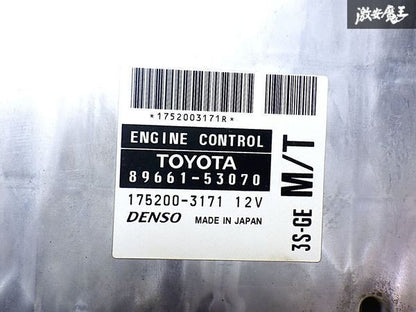 Toyota Altezza SXE10 Lexus IS 3S-GE 6MT ECU 89661-53070 OEM JDM