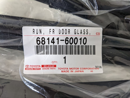 TOYOTA OEM 91-97 LAND CRUISER LX450 FJ80 FZJ80 Front Rear RH & LH Door Glass Run