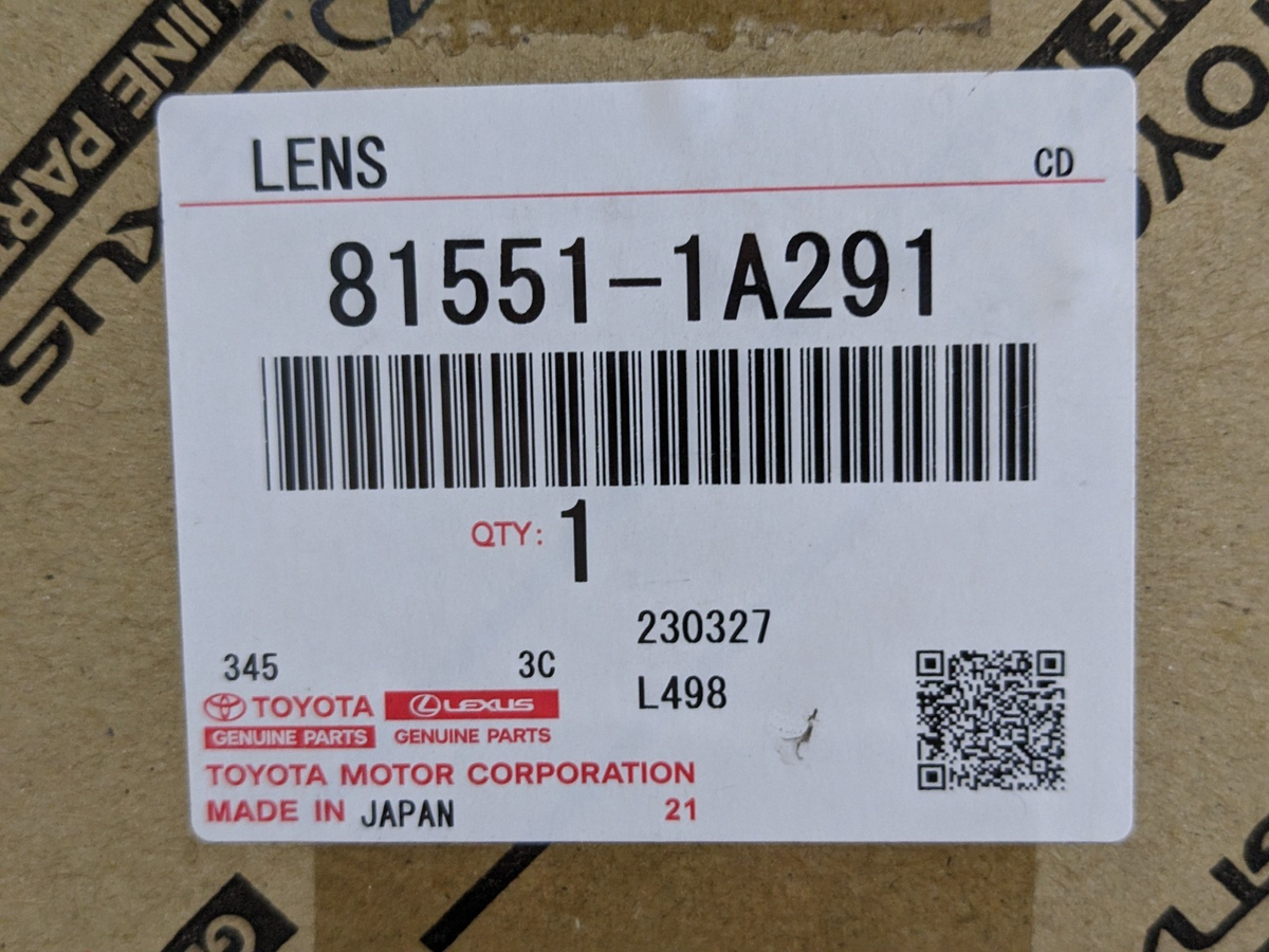 Toyota Genuine SPRINTER TRUENO Tail lamps RH LH Rear 1A291 AE86 KOUKI OEM