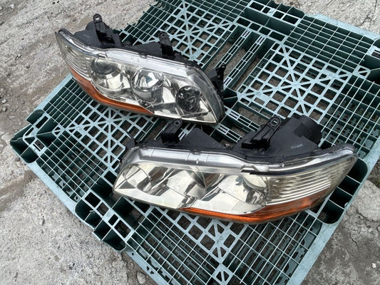 Mitsubishi Lancer Evolution 7 8 9 CT9A CY9W EVO HID HeadLights Lamps JDM Used