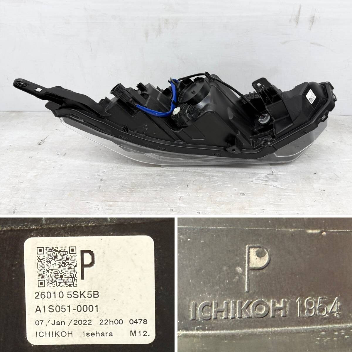 Nissan LEAF ZE1 Early Model Right Headlight Headlamp LED ICHIKOH 1954 JDM OEM