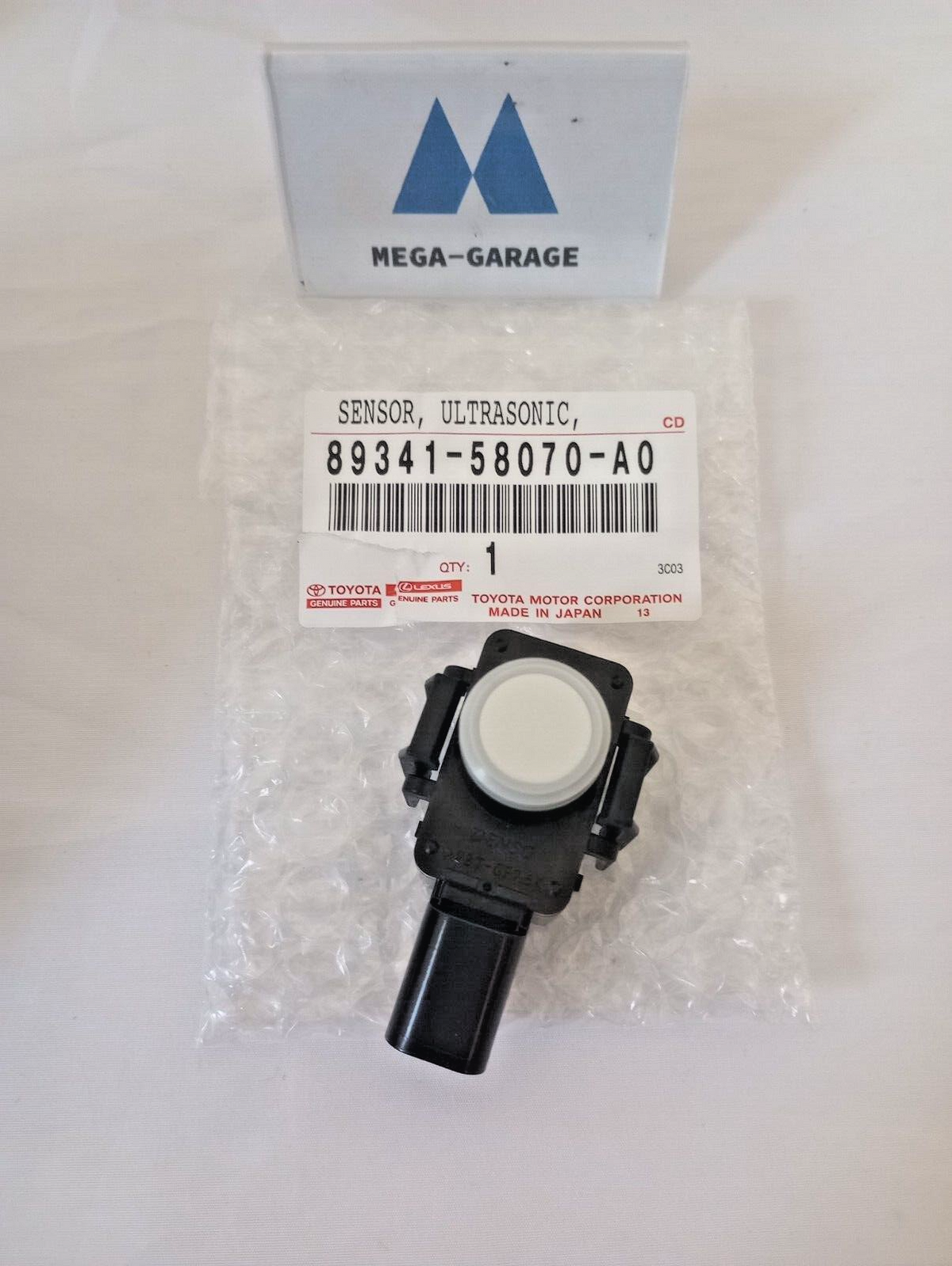 Toyota Front Bumper corner Park Sensor 89341-58070-A0 Ultrasonic sensor Genuine