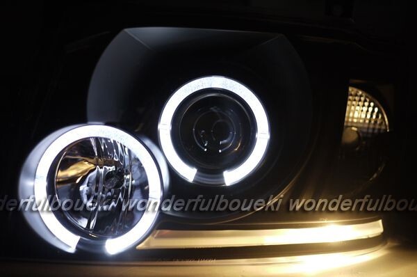 For Toyota 200 Series Hiace LED Daylight Headlight Chrome