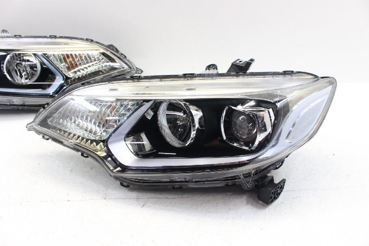 JDM 2014 Honda Fit Jazz GP5 GP6 GP LED Headlights Lights Lamps Set OEM