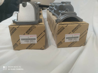 Genuine Toyota Valve Covers VVTI Supra 97-02 2JZGTE 11201-46050 11202-46021