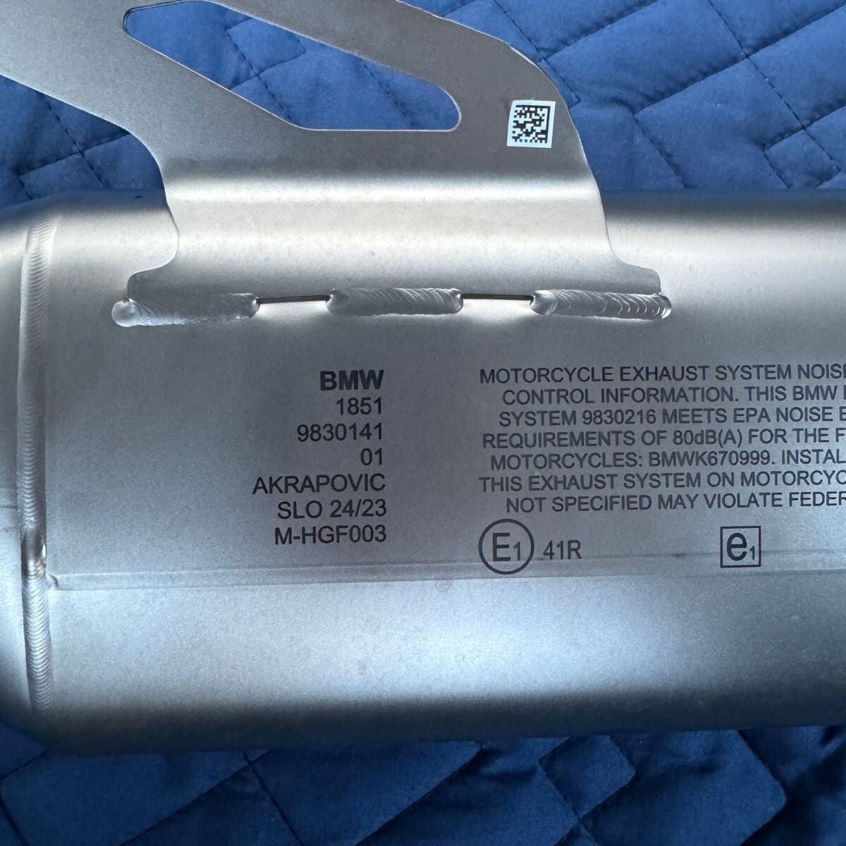 AKRAPOVIC Slip-On Muffler for BMW S1000RR