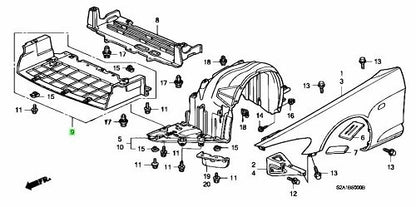 74112-S2A-010 HONDA Genuine S2000 Under Engine Radiator Cover