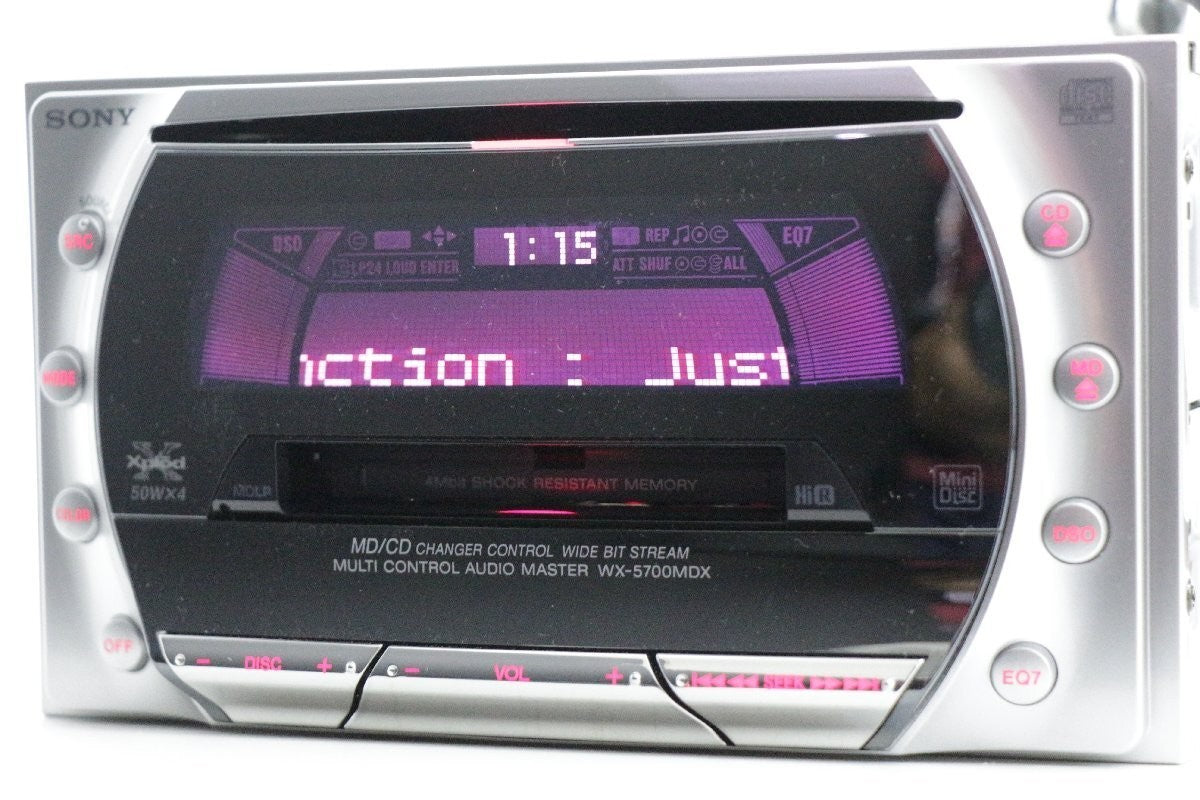 Sony WX-5700MDX CD MD Player