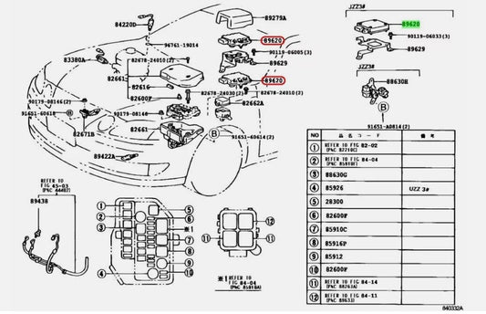 Toyota OEM Igniter Chip for JZA80 Aristo Supra 1JZGTE 2JZGTE 89621-22030