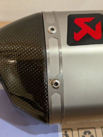 AKRAPOVIC Slip-On Line Titanium Muffler for Kawasaki Ninja 400/250 Z400/250