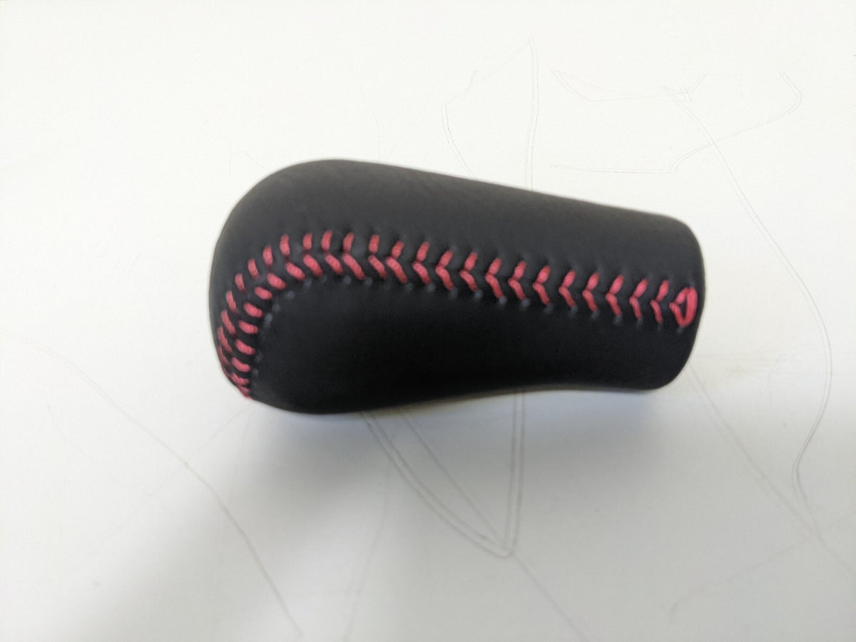 R504-17-520-00 MAZDA RX-7 FD3S SPIRIT-R GENUINE RED STITCH SHIFT KNOB OEM JDM