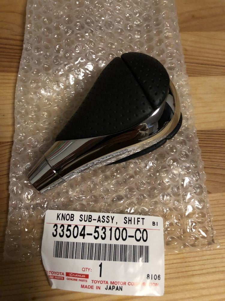 Genuine TOYOTA LEXUS Shift Knob LEATHER BLACK ISF CT200H IS250 IS350 RX300 OEM