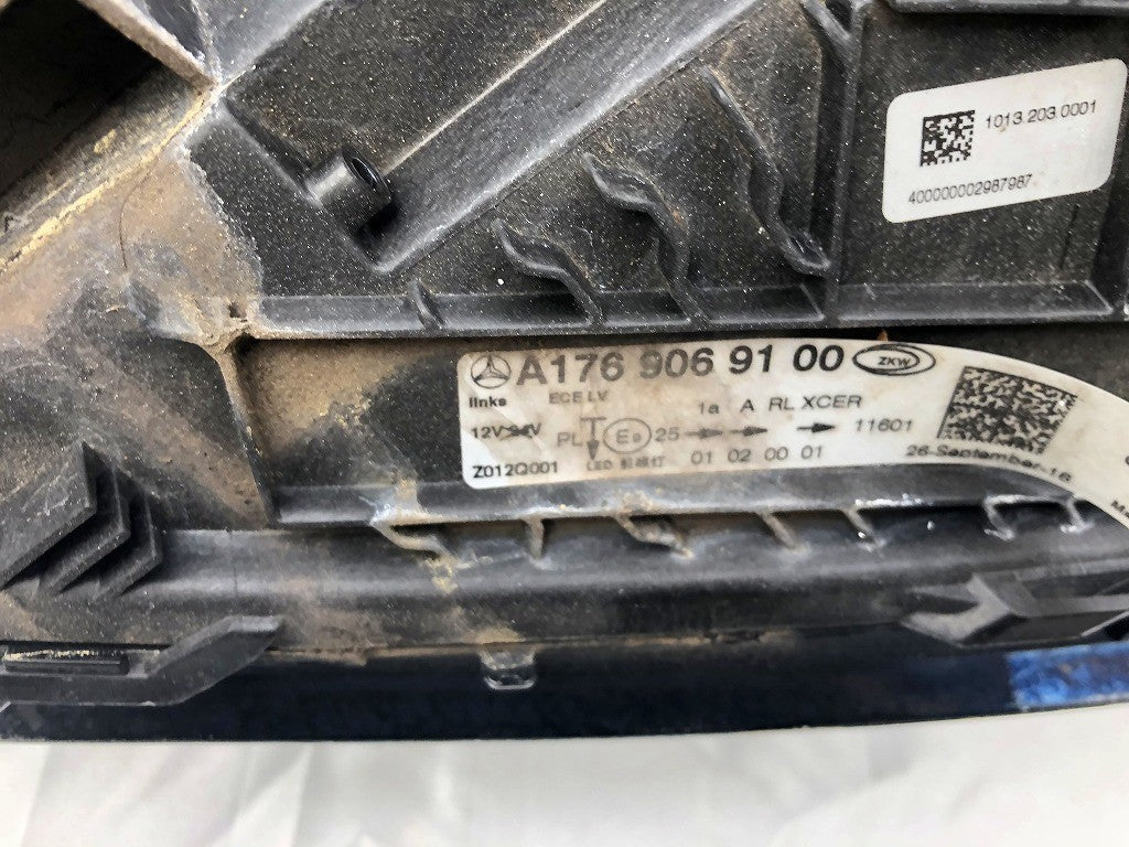 Mercedes-Benz A-Class W176 Late Model Left Headlight LED A 176 906 91 00 Genuine