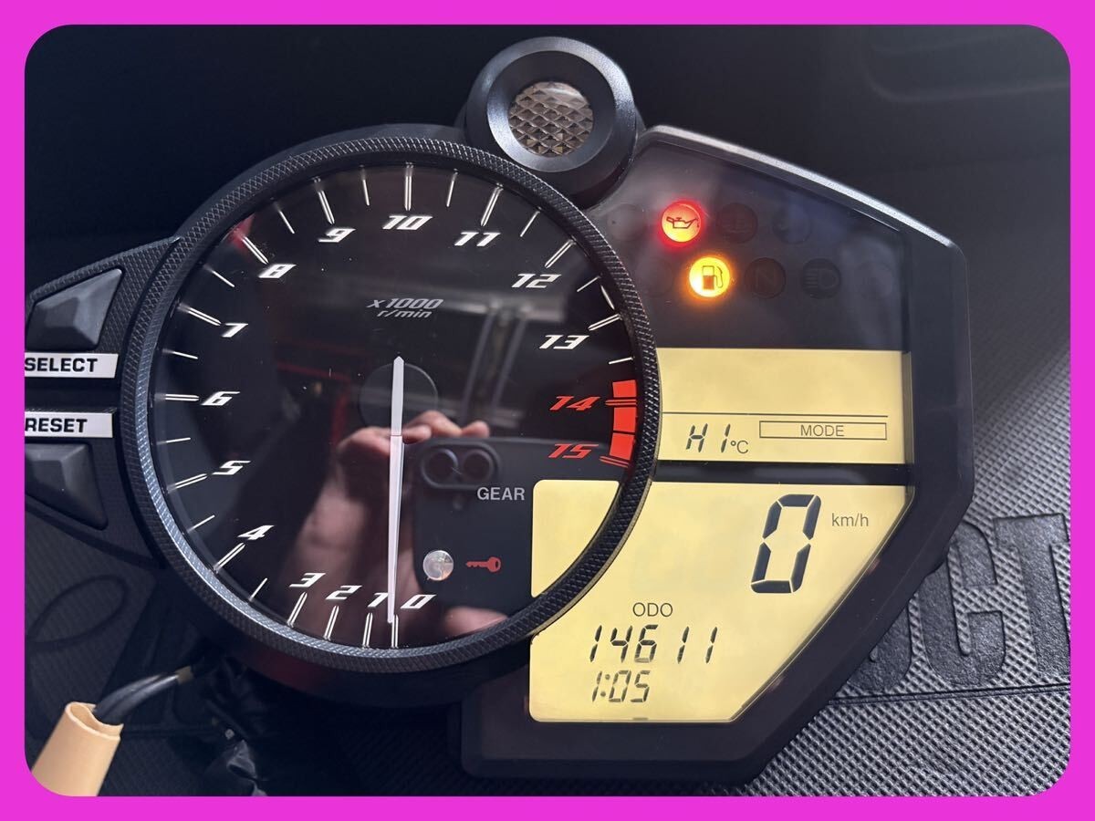 Yamaha YZF-R1 14B 2009-2011 Instrument Cluster Speedometer OEM Genuine