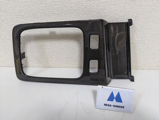 Genuine Toyota JZX100 Chaser Mark II Cresta Carbon Shift Panel Interior OEM JDM