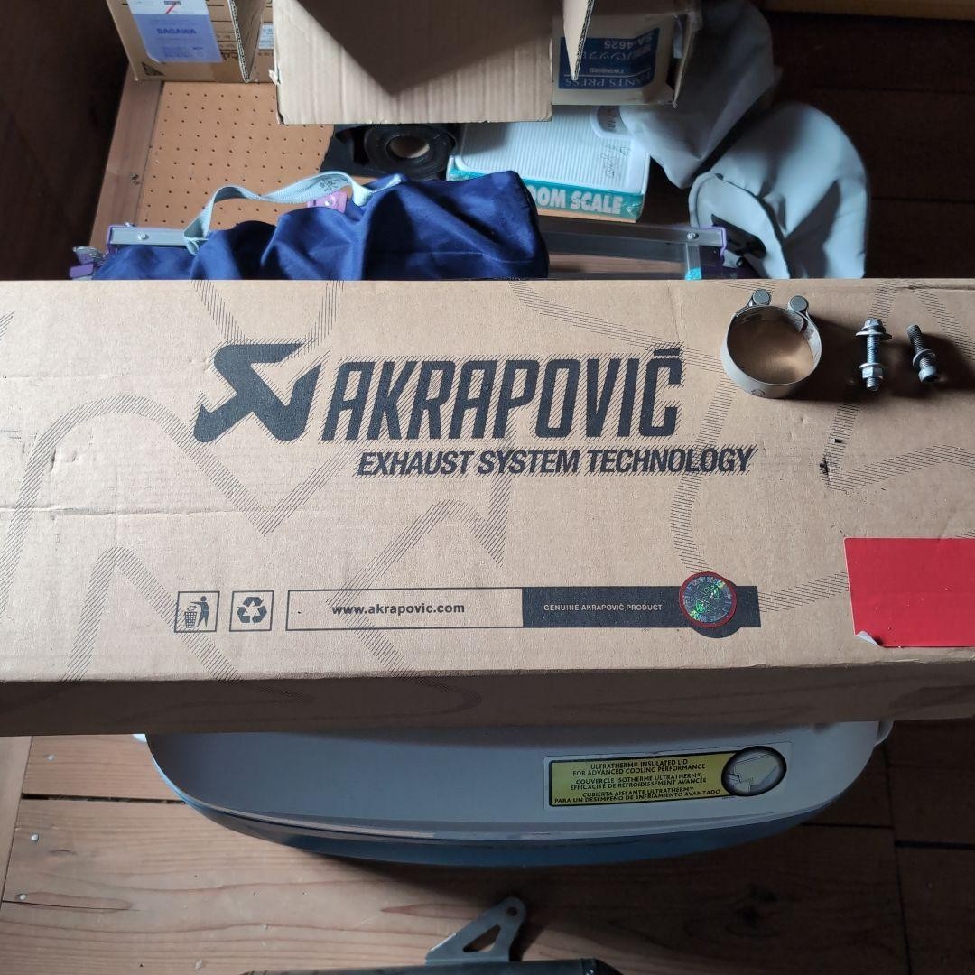 Akrapovic Slip-On Exhaust Muffler for Kawasaki Ninja 400 Ninja 250