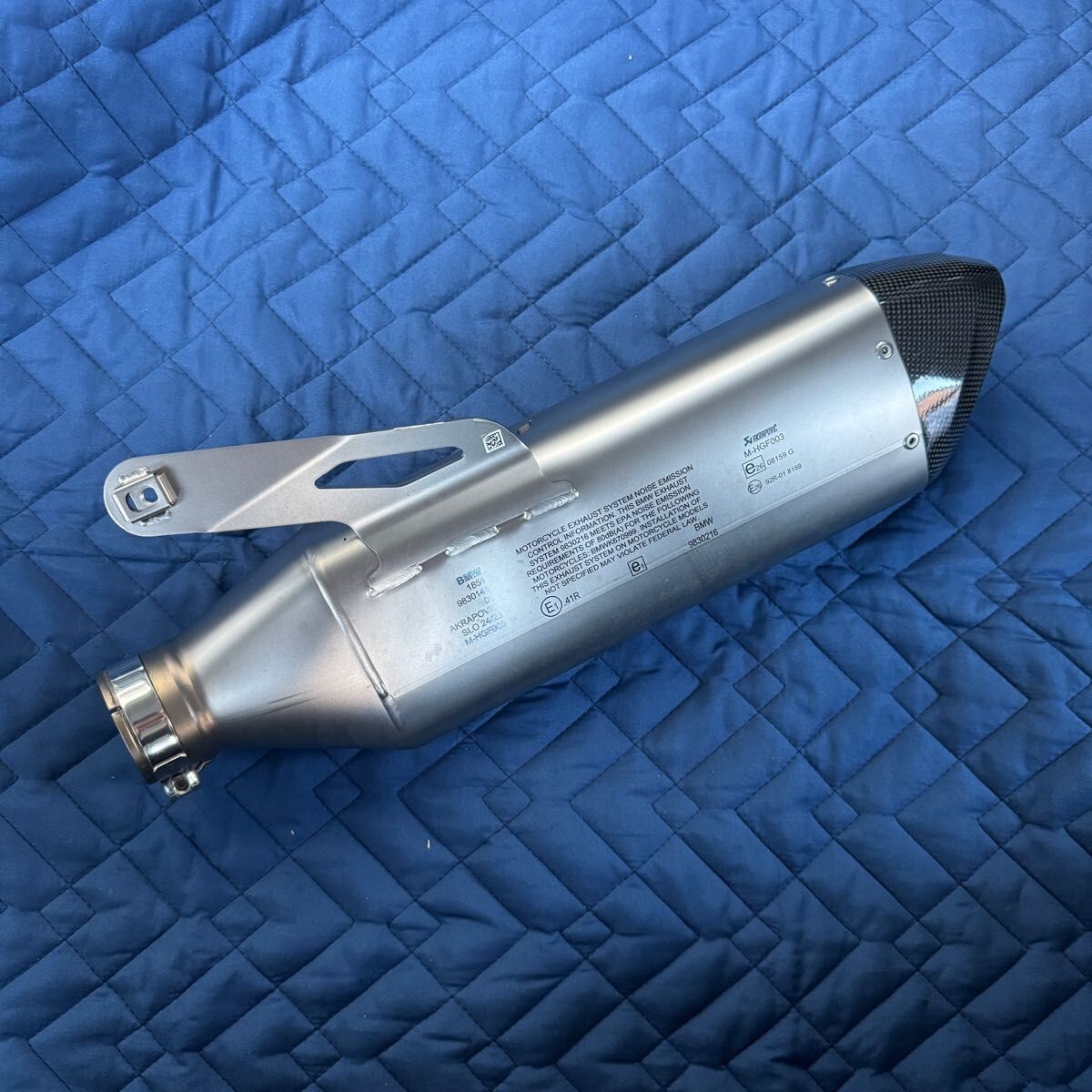 AKRAPOVIC Slip-On Muffler for BMW S1000RR