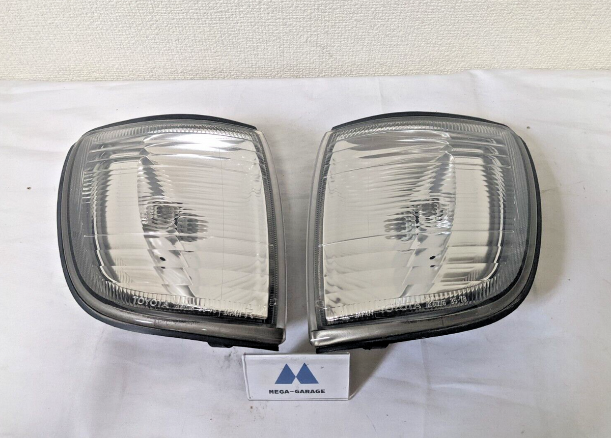 Toyota Hilux Surf 185 Genuine Right & left Corner Lamp Set OEM JDM