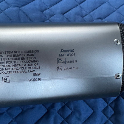 AKRAPOVIC Slip-On Muffler for BMW S1000RR