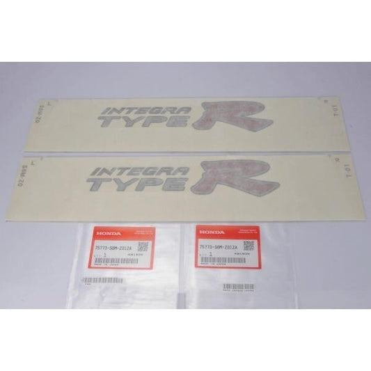 75773-S6M-Z01ZA x 2 Genuine Honda  Side Sticker Set Integra Type R DC5
